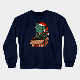 Christmas Cat Box Gang Crewneck Sweatshirt